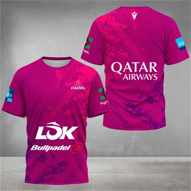 LOK Bullpadel Premium Qatar Airways Padel Jersey