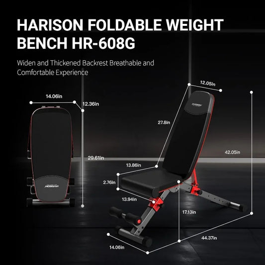 Athlecato Adjustable Weight Bench