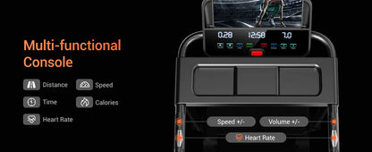 Athlecato 2 in 1 Folding Treadmill With Adaptive Touchscreen