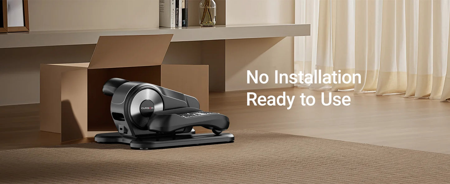 Athlecato Electric Under Desk Elliptical Machine with Remote Control