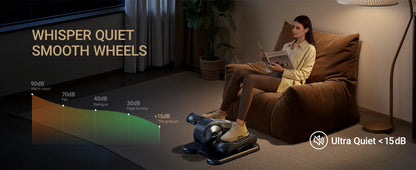 Athlecato Electric Under Desk Elliptical Machine with Remote Control