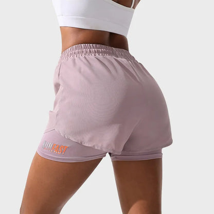 Mermaid Curve Drawstring Compression Shorts