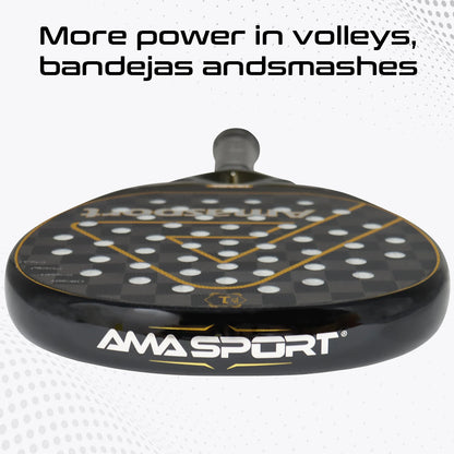 High Balance Symmetrical Hole Distribution Padel Racket