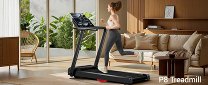 Athlecato 2 in 1 Folding Treadmill With Adaptive Touchscreen