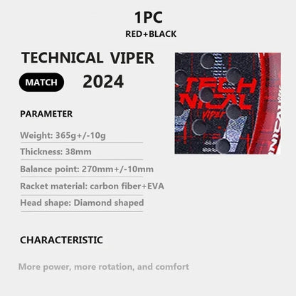 The Official 2025 Professional Carbon Fiber Padel Racket