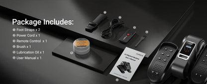 Athlecato Electric Under Desk Elliptical Machine with Remote Control