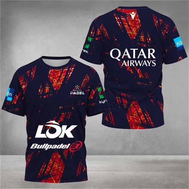 LOK Bullpadel Premium Qatar Airways Padel Jersey