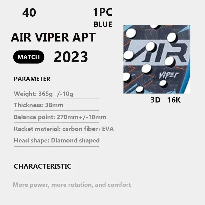 The Official 2025 Professional Carbon Fiber Padel Racket