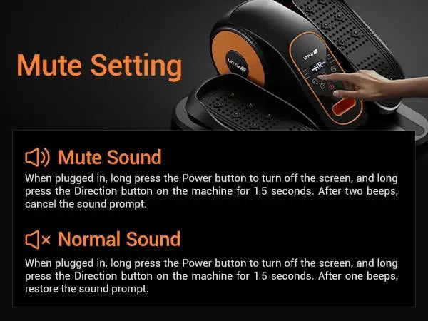 Athlecato Electric Under Desk Elliptical Machine with Remote Control Gen 2