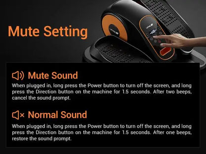 Athlecato Electric Under Desk Elliptical Machine with Remote Control Gen 2