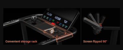 Athlecato 2 in 1 Folding Treadmill With Adaptive Touchscreen