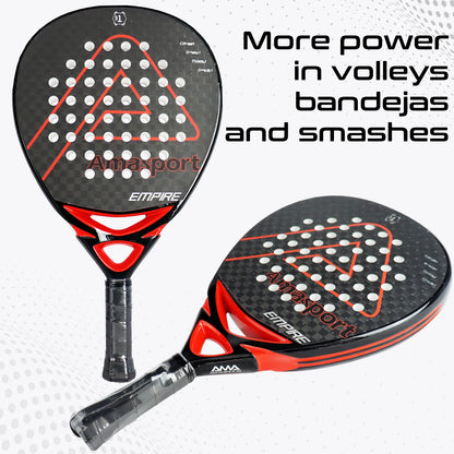 High Balance Symmetrical Hole Distribution Padel Racket