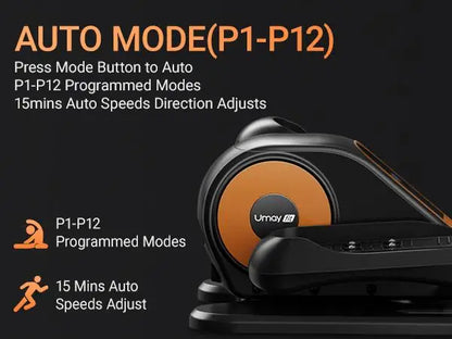Athlecato Electric Under Desk Elliptical Machine with Remote Control Gen 2