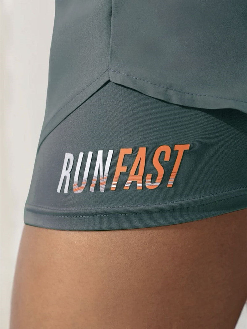 Mermaid Curve Drawstring Compression Shorts