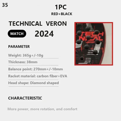 The Official 2025 Professional Carbon Fiber Padel Racket