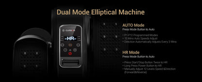Athlecato Electric Under Desk Elliptical Machine with Remote Control