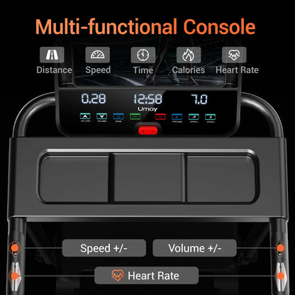Athlecato 2 in 1 Folding Treadmill With Adaptive Touchscreen
