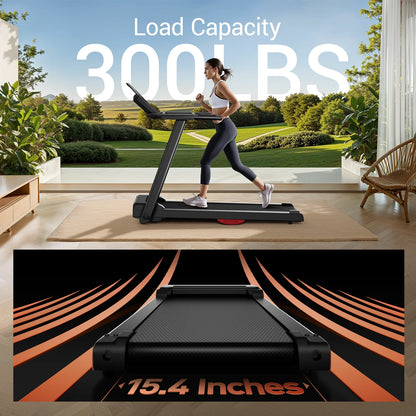 Athlecato 2 in 1 Folding Treadmill With Adaptive Touchscreen