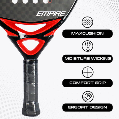 High Balance Symmetrical Hole Distribution Padel Racket