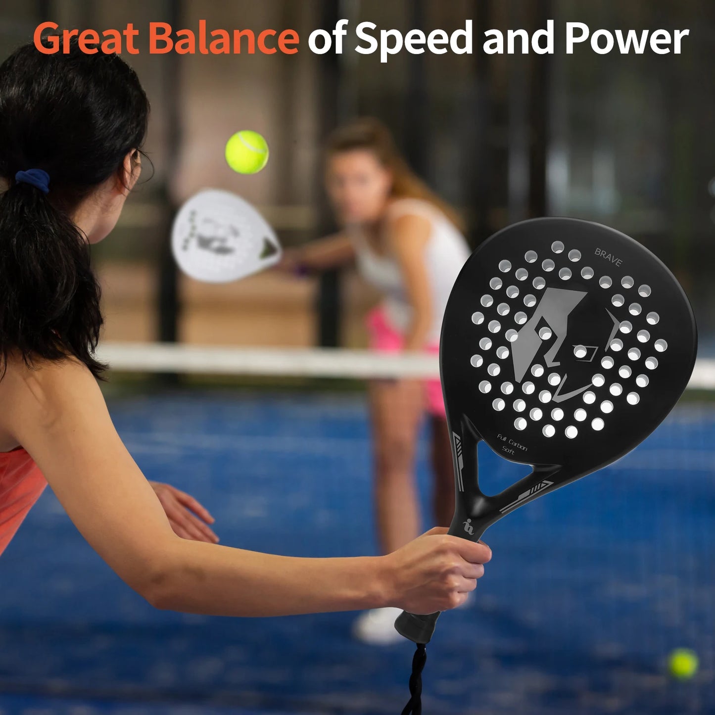 EVA Memory Flex Carbon Fiber Padel Racket