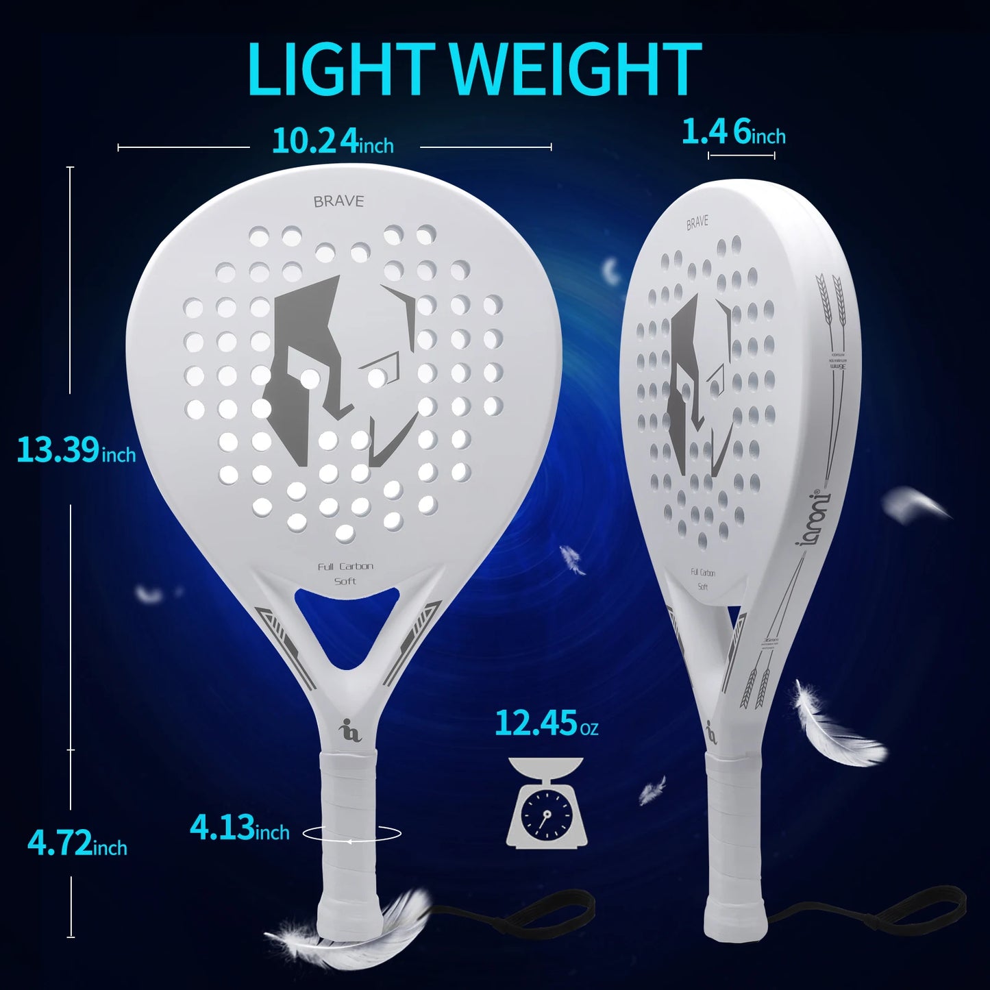 EVA Memory Flex Carbon Fiber Padel Racket