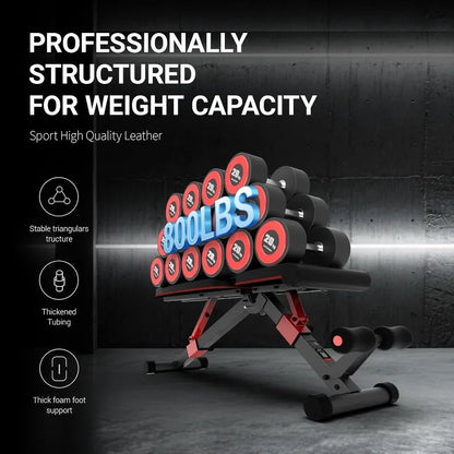 Athlecato Adjustable Weight Bench