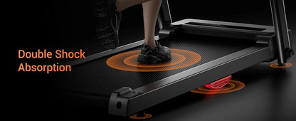Athlecato 2 in 1 Folding Treadmill With Adaptive Touchscreen
