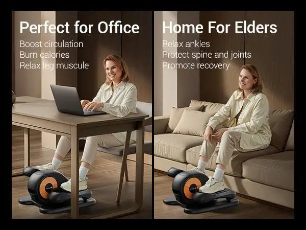 Athlecato Electric Under Desk Elliptical Machine with Remote Control Gen 2